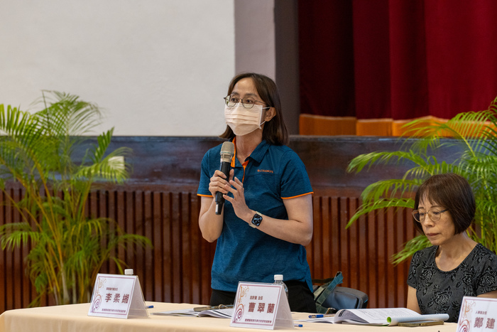 醫護室防疫提醒，重視師生健康。圖片