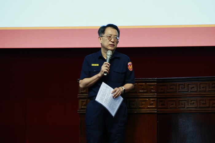 本校專44期暑假實習說明會於115年6月8日假大禮堂舉行，會議由校長主持。圖片