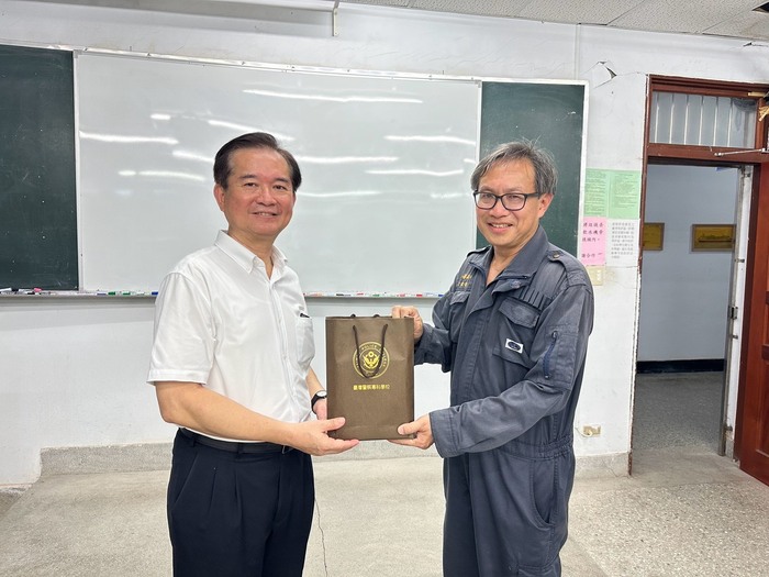 教育長率員至中華航業人員訓練中心訪視專44期海巡科學生圖片